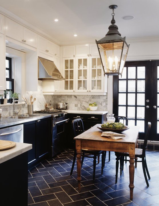 Black Bottom Cabinets