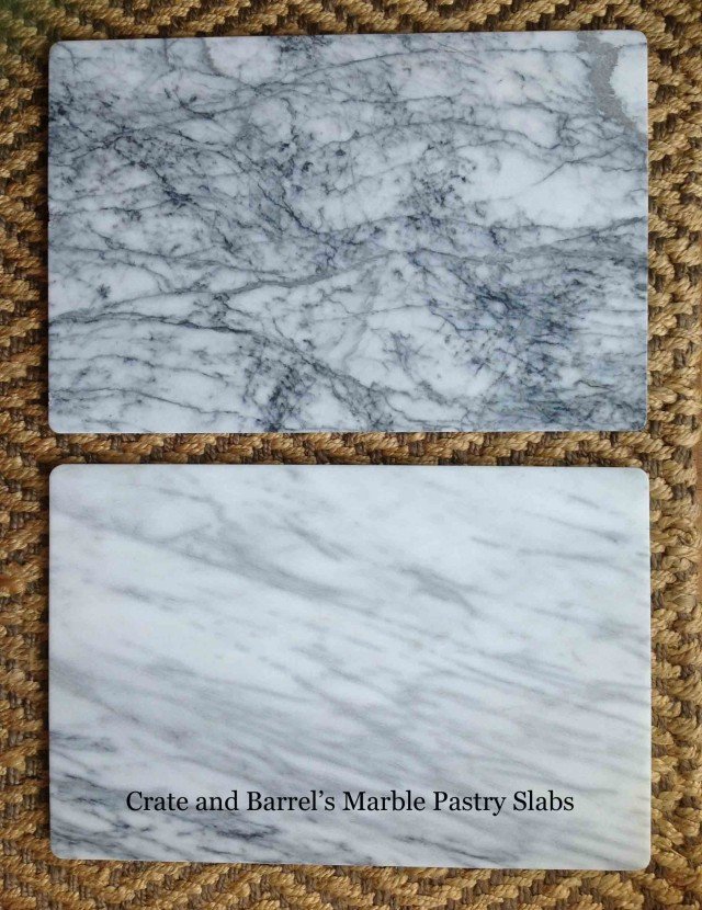 Crate and Barrel Marble Pastry Slabs copy