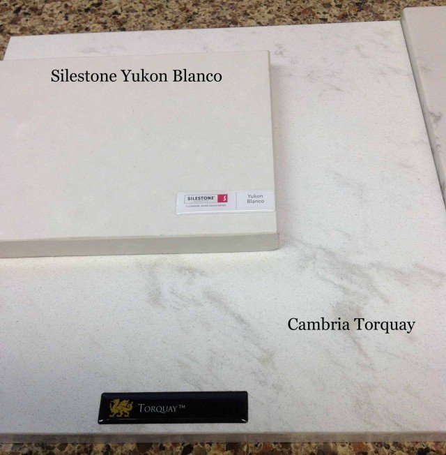 Silestone Yukon Blanco and Cambria Torquay copy